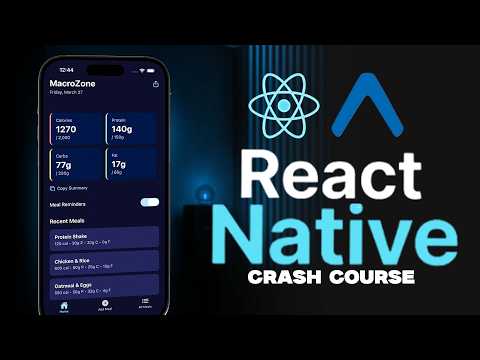React Native Crash Course 2026 - Build a Complete Mobile App